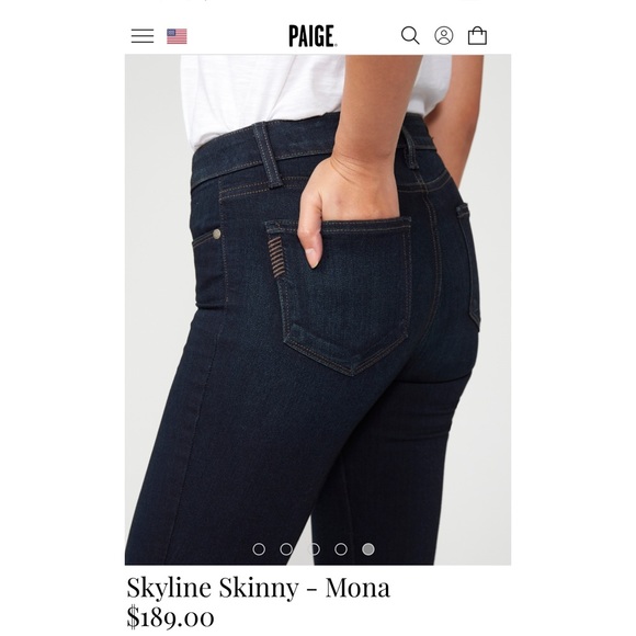 PAIGE Jeans, Skyline Skinny, Size 30 - Picture 8 of 9
